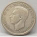 AUSTRALIA 1946 . FLORIN . ERROR / VARIETY . DIE CRACK . WEAK STRIKE